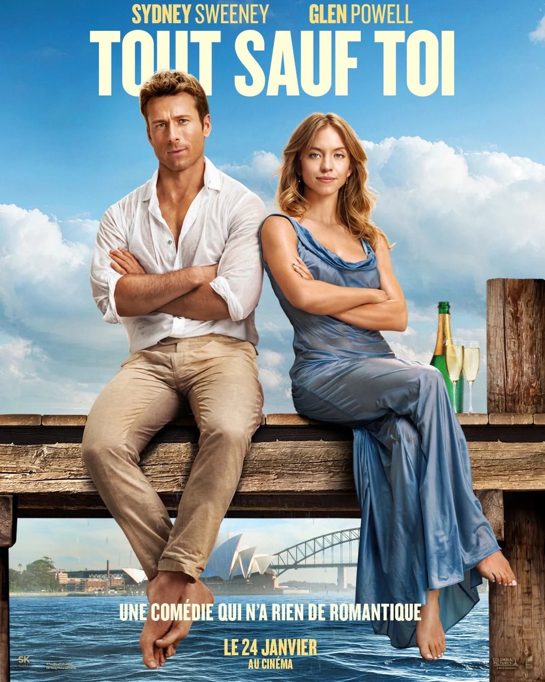 TOUT SAUF TOI, Will Gluck 2023, Sydney Sweeney, Glen Powell (comedie sentimentale)@@.jpeg
